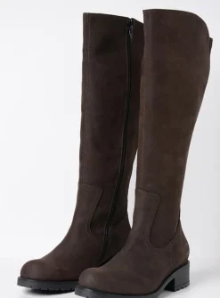 DAMES Wolky Lange Laarzen|Herfst/Winter<Curtina F2F - bruin nubuck