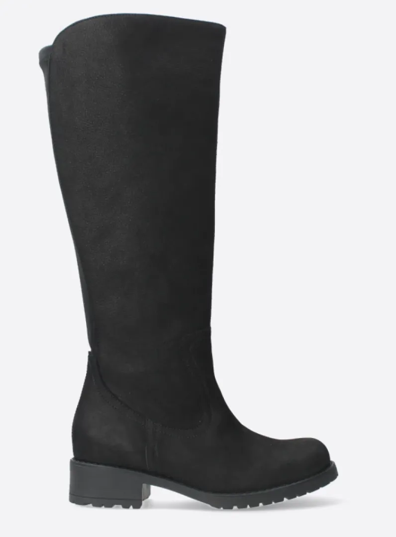 DAMES Wolky Lange Laarzen|Herfst/Winter<Curtina F2F - zwart nubuck