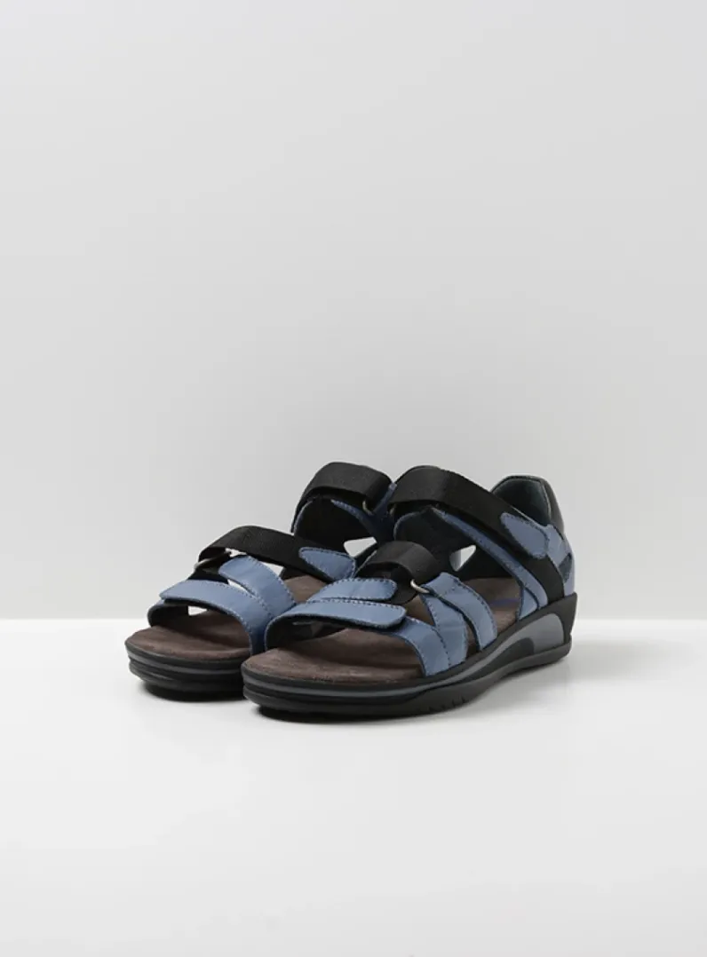 DAMES Wolky Sandalen<Desh - jeans leer