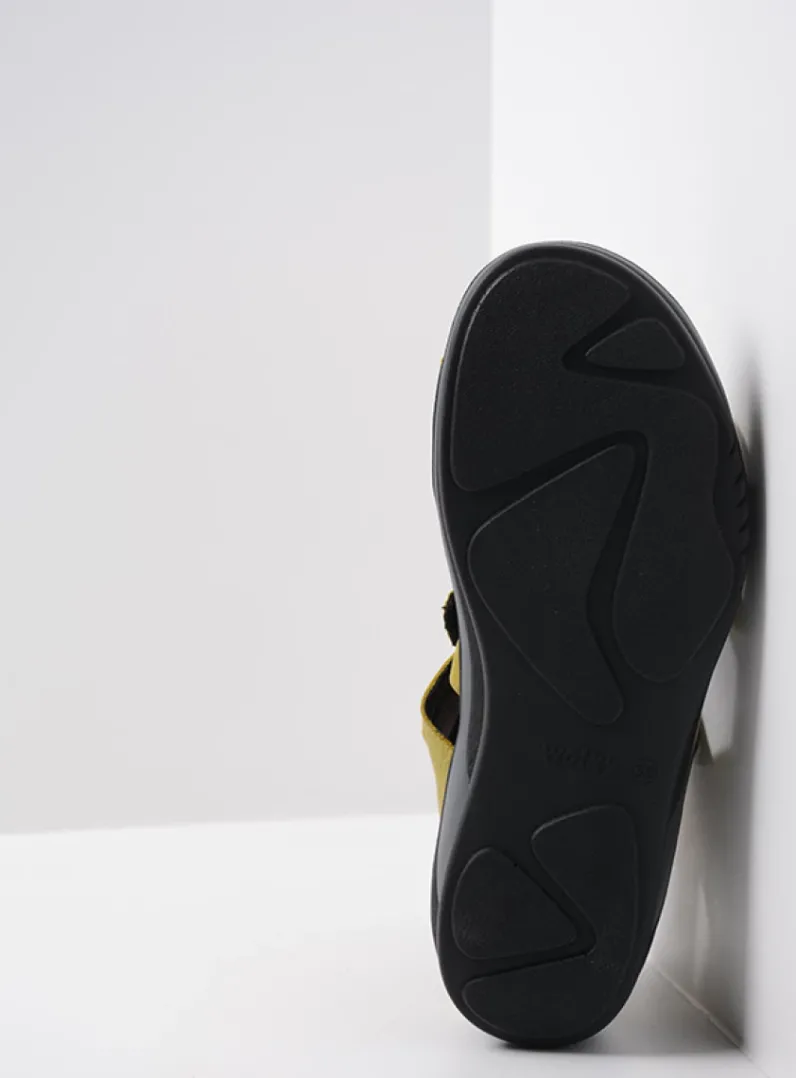 DAMES Wolky Sandalen<Desh - olijfgroen leer