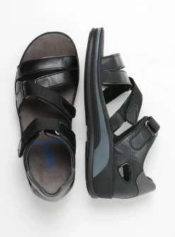 DAMES Wolky Sandalen<Desh - zwart leer