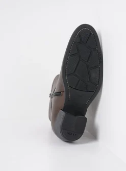 DAMES Wolky Halfhoge Laarzen|Cowboylaarzen<Dexter - brons leer