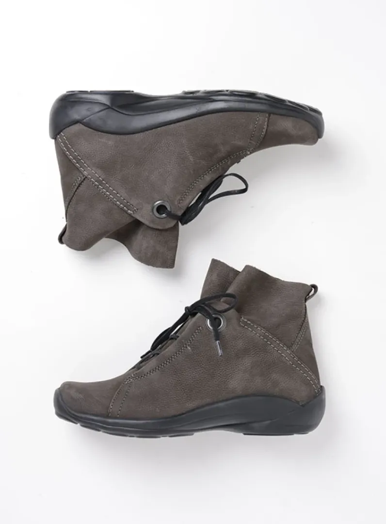 DAMES Wolky Hoge Veterschoenen|Herfst/Winter<Diana - asfalt nubuck
