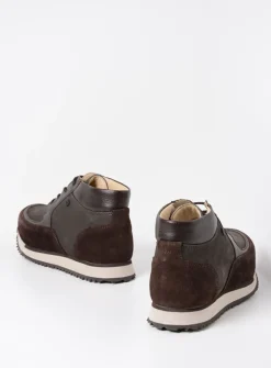 DAMES Wolky Hoge Veterschoenen|Wandelschoenen<e-Boot - asfalt combi leer