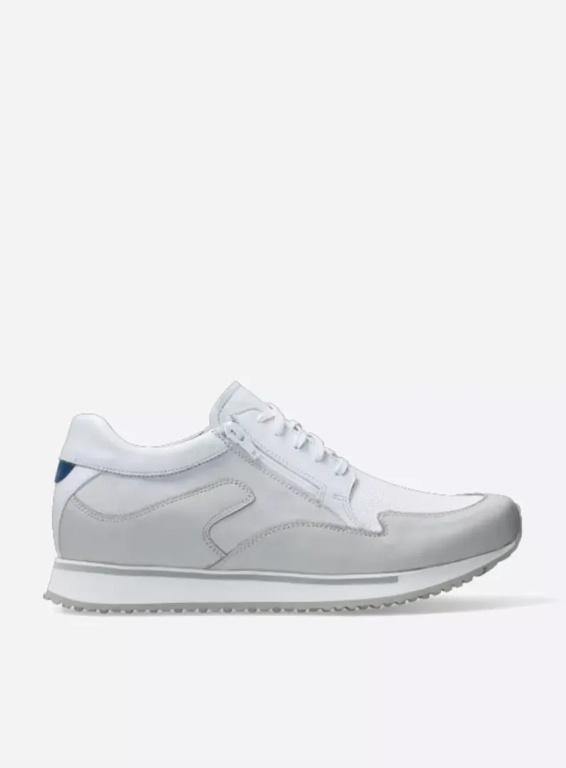 Heren Wolky Veterschoenen Heren|Sneakers Heren<e-Go Men - wit combi stretch leer