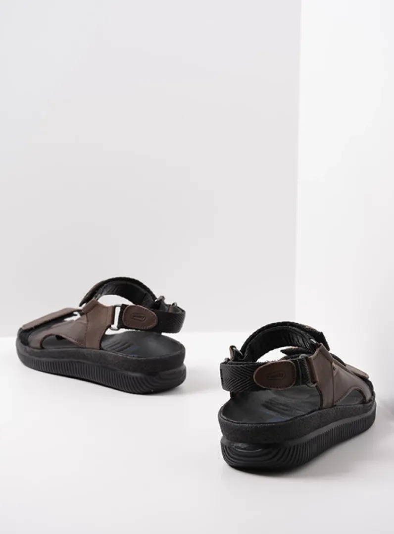 DAMES Wolky Sandalen<Energy Lady - bruin gevet leer