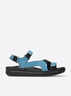 DAMES Wolky Sandalen<Energy Lady - jeans gevet leer