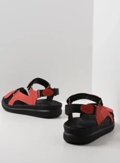 DAMES Wolky Sandalen<Energy Lady - rood gevet leer