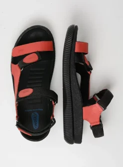 DAMES Wolky Sandalen<Energy Lady - rood gevet leer