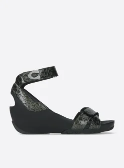 DAMES Wolky Sandalen<Era - antraciet leer