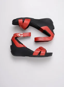 DAMES Wolky Sandalen<Era - rood leer
