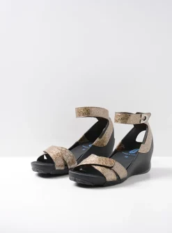 DAMES Wolky Sandalen<Era - taupe leer