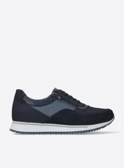 Heren Wolky Veterschoenen Heren|Sneakers Heren<e-Runner - blauw combi leer