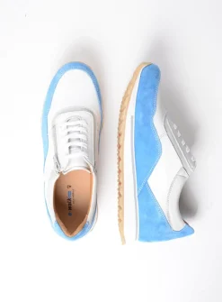 Heren Wolky Veterschoenen Heren|Sneakers Heren<e-Runner - combi wit leer