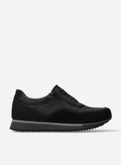 Heren Wolky Veterschoenen Heren|Sneakers Heren<e-Runner - zwart combi leer