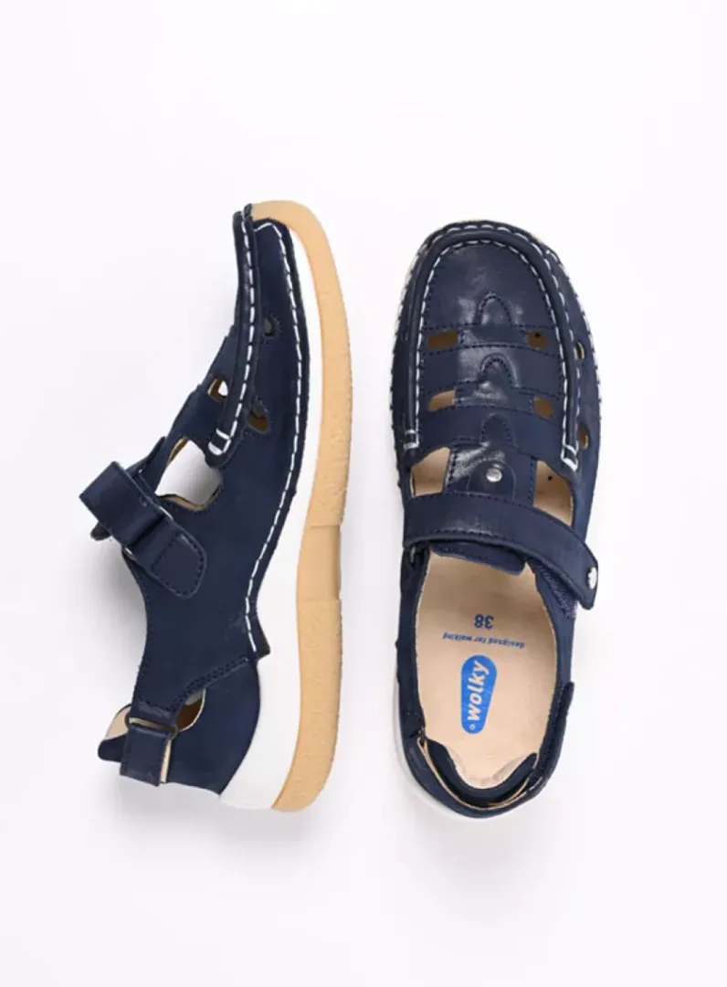 DAMES Wolky Bandschoenen<Esperanza - denim effectleer