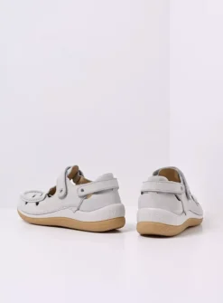 DAMES Wolky Bandschoenen<Esperanza - gebroken wit effectleer