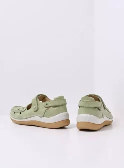 DAMES Wolky Bandschoenen<Esperanza - lichtgroen effectleer