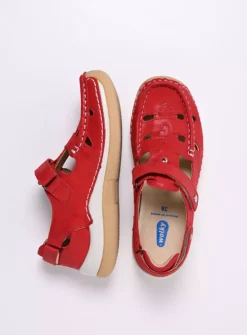 DAMES Wolky Bandschoenen<Esperanza - rood effectleer