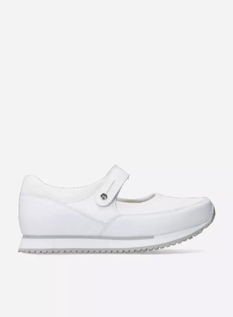 DAMES Wolky Wandelschoenen|Bandschoenen<e-Step - wit combi stretch leer