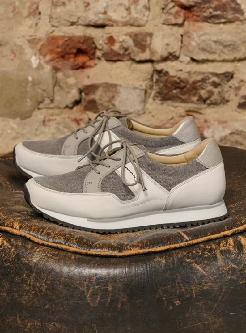 DAMES Wolky Lage Veterschoenen|Wandelschoenen<e-Walk - grijs/jeans leer