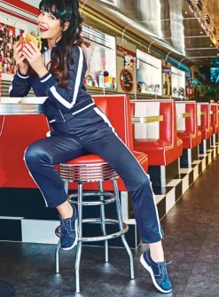 DAMES Wolky Lage Veterschoenen|Wandelschoenen<Feltwell - denim nubuck