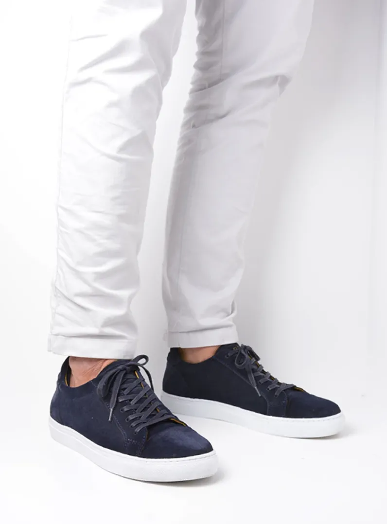 Heren Wolky Veterschoenen Heren|Sneakers Heren<Forecheck - blauw suede