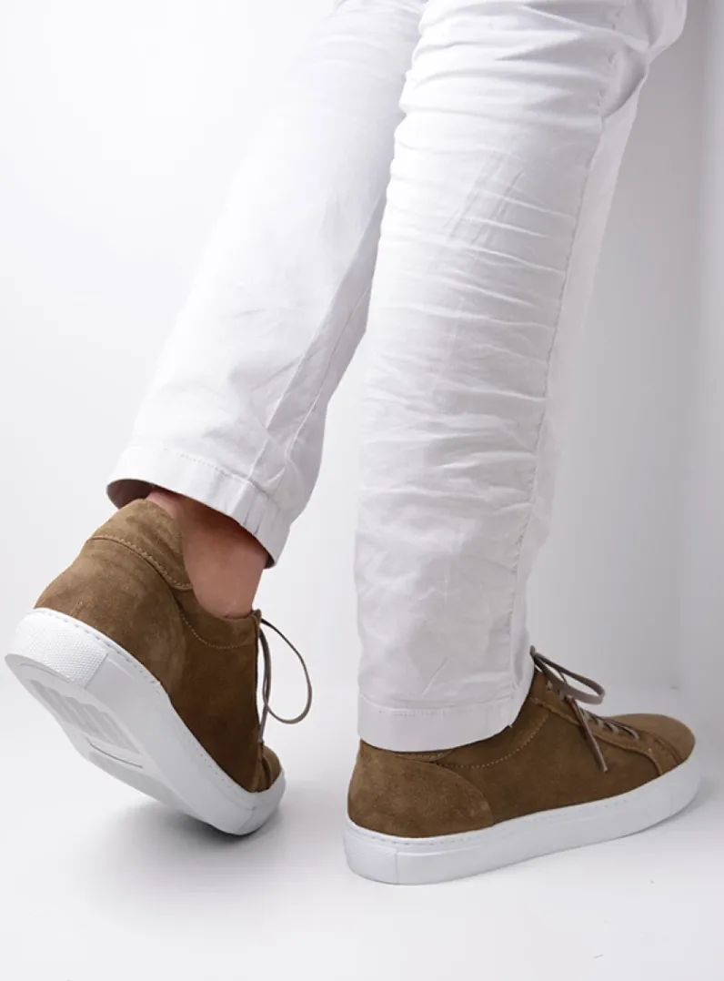 Heren Wolky Veterschoenen Heren|Sneakers Heren<Forecheck - donker taupe suede