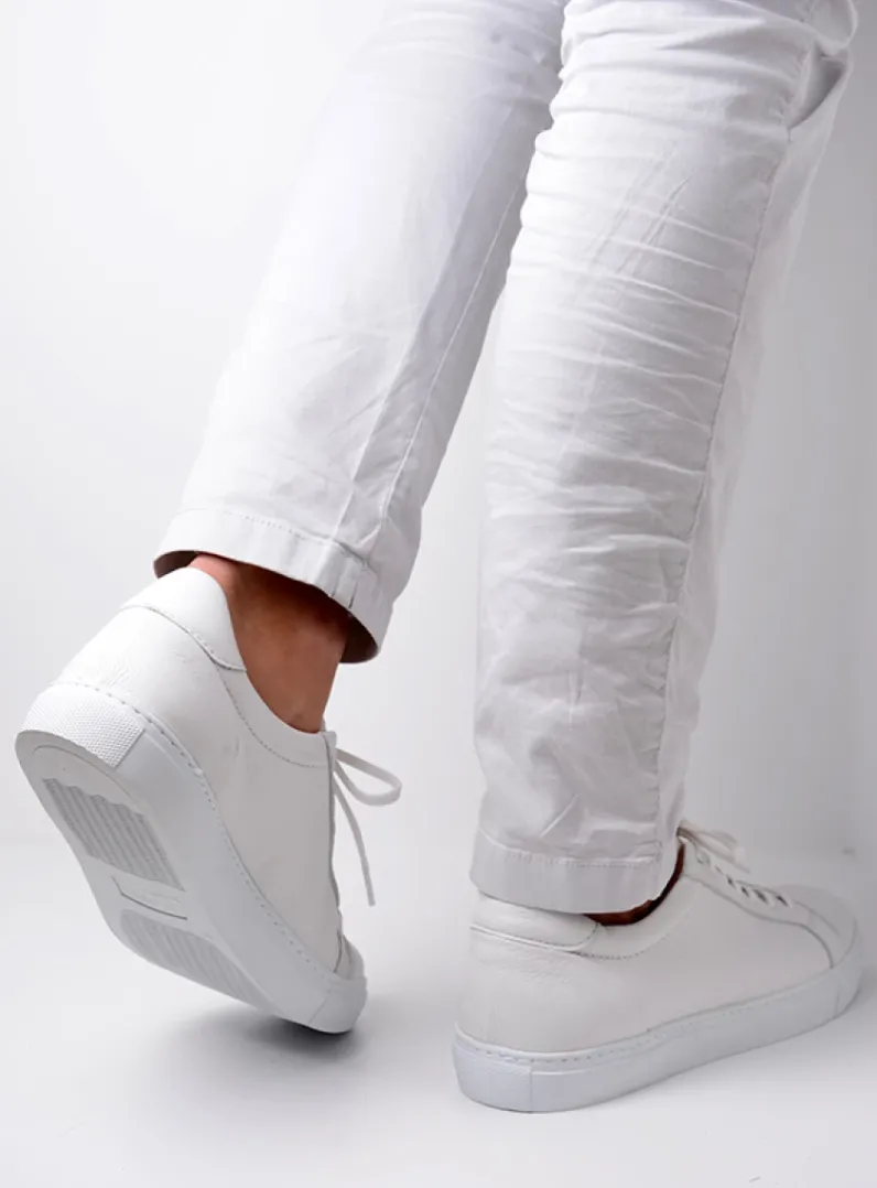 Heren Wolky Veterschoenen Heren|Sneakers Heren<Forecheck - wit leer