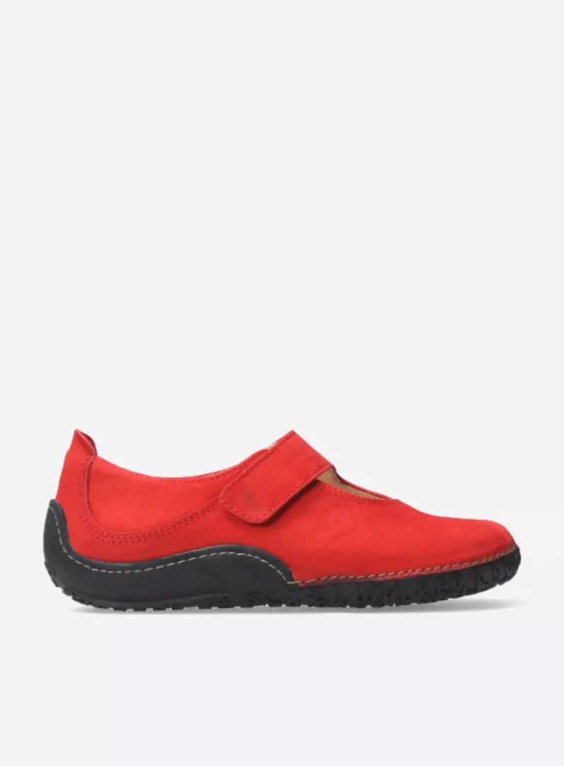 DAMES Wolky Bandschoenen<Fresh - rood nubuck