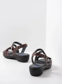 DAMES Wolky Sandalen<Fria - mokka nubuck