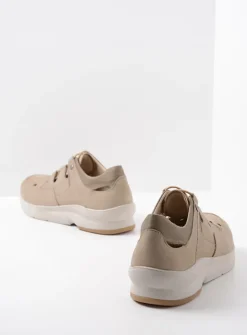 DAMES Wolky Lage Veterschoenen|Wandelschoenen<Galena - beige nubuck