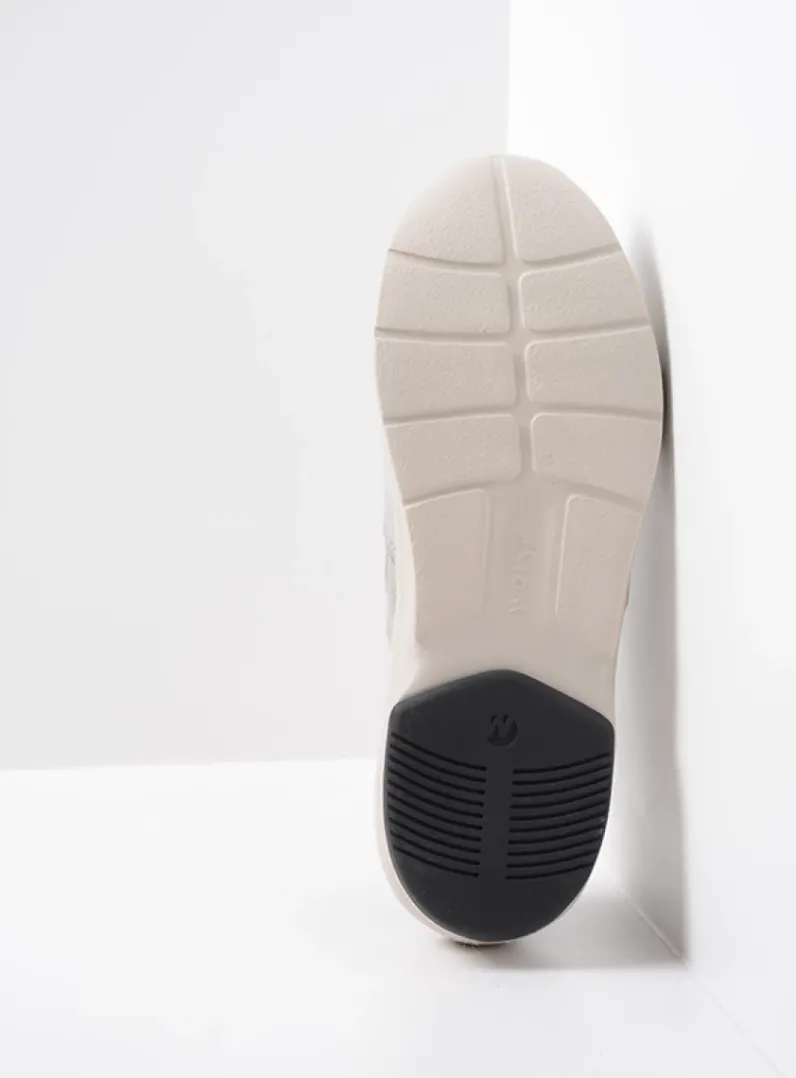 DAMES Wolky Lage Veterschoenen|Wandelschoenen<Galena - lichtgrijs nubuck