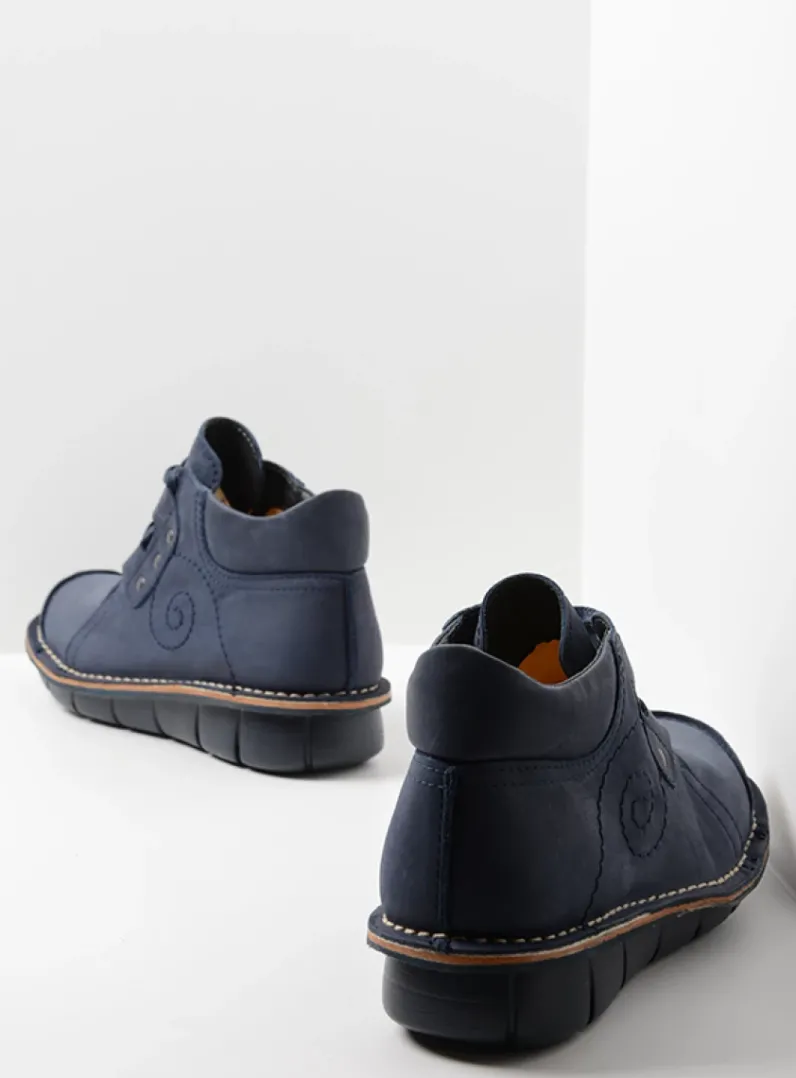 DAMES Wolky Herfst/Winter<Gallo - blauw nubuck