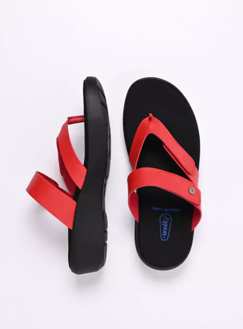 DAMES Wolky Slippers<Hobie - rood biocare