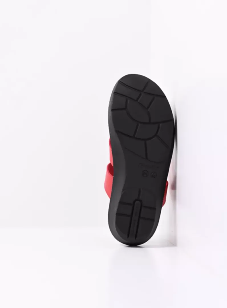 DAMES Wolky Slippers<Hobie - rood biocare