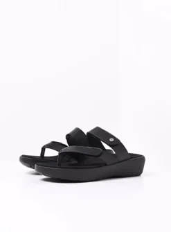 DAMES Wolky Slippers<Hobie - zwart biocare