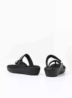 DAMES Wolky Slippers<Hobie - zwart biocare