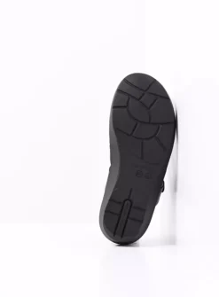 DAMES Wolky Slippers<Hobie - zwart biocare