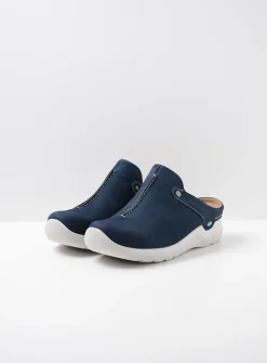 DAMES Wolky Slippers|Klompen<Holland DB - denim nubuck