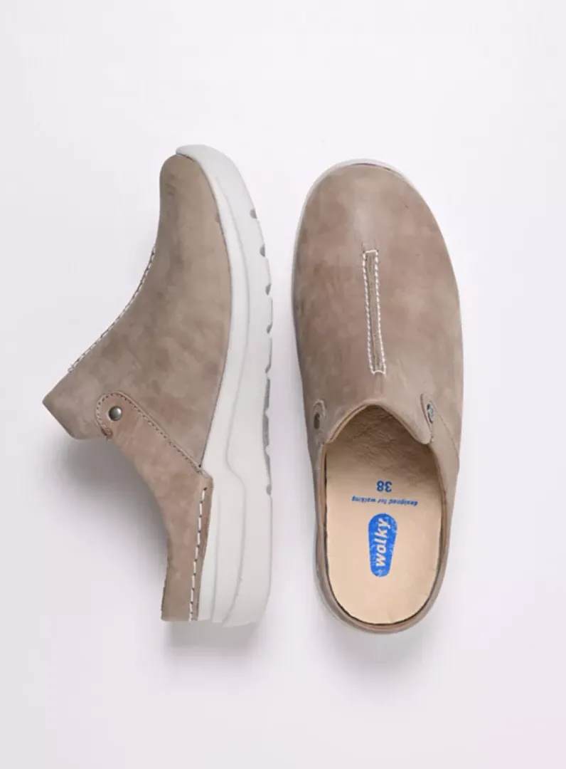 DAMES Wolky Slippers|Klompen<Holland DB - safari effectleer