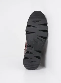 DAMES Wolky Hoge Veterschoenen|Veterlaarzen<Hope XW - bordeauxrood leer