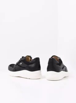 DAMES Wolky Lage Veterschoenen|Sneakers<Impact S2F - zwart combi stretch leer