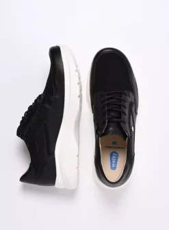 DAMES Wolky Lage Veterschoenen|Sneakers<Impact S2F - zwart combi stretch leer