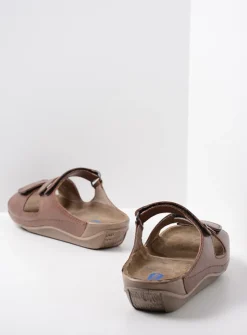 DAMES Wolky Slippers<Jasper - cognac leer