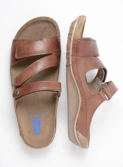 DAMES Wolky Slippers<Jasper - cognac leer