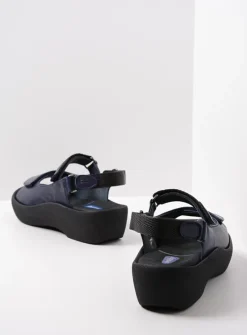 DAMES Wolky Sandalen<Jewel - blauw leer