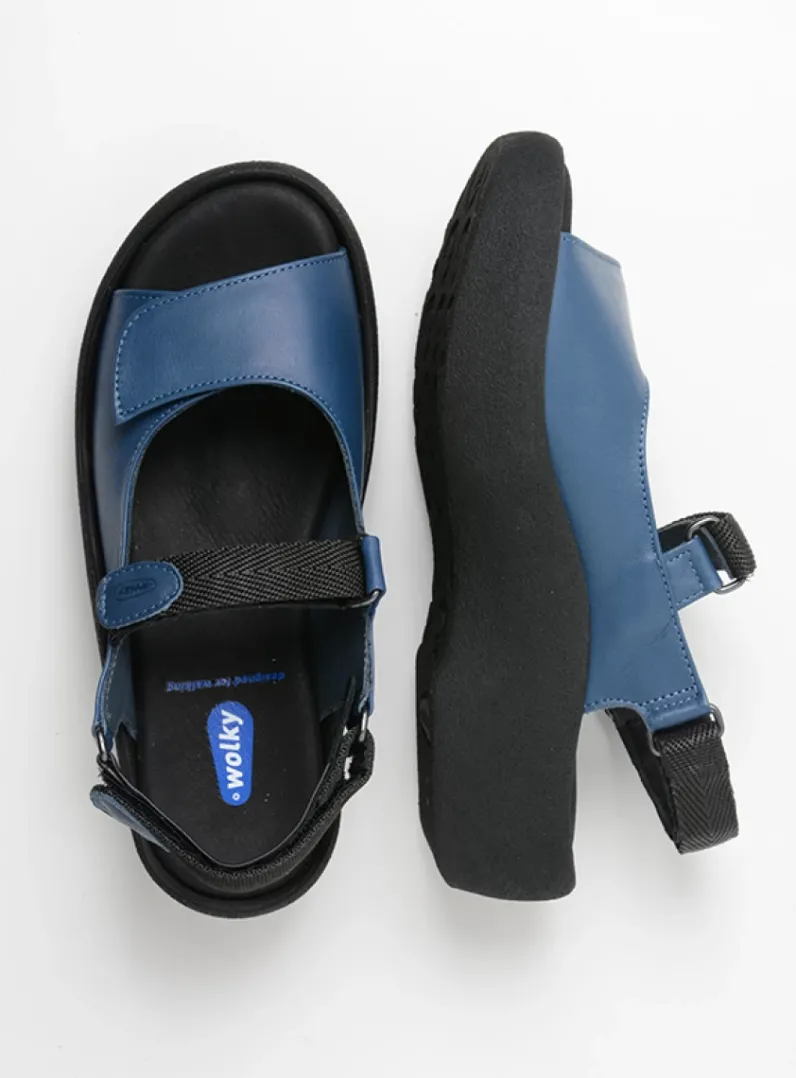 DAMES Wolky Sandalen<Jewel - jeans leer