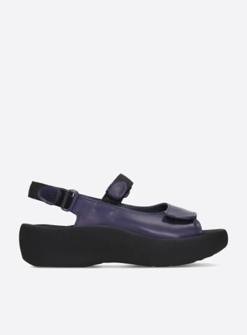 DAMES Wolky Sandalen<Jewel - paars leer