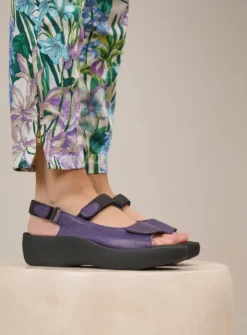 DAMES Wolky Sandalen<Jewel - paars leer